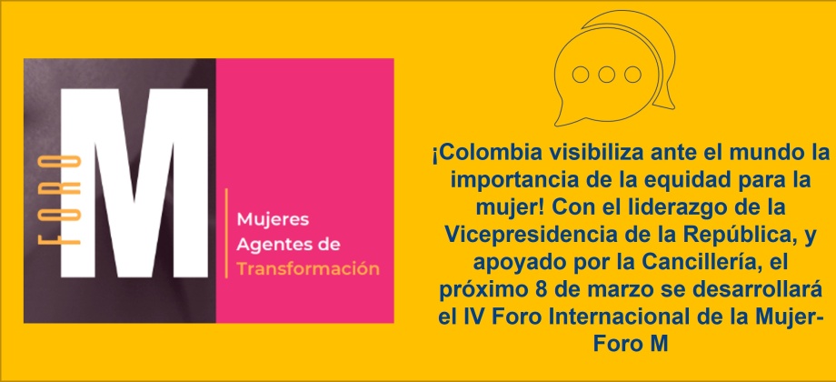 ¡Colombia visibiliza ante el mundo la importancia de la equidad para la mujer! 