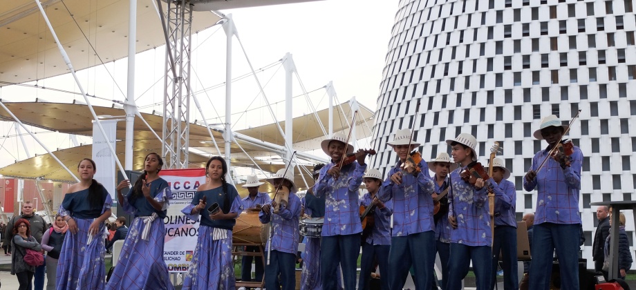 Gracias a Cancillería, los Violines Caucanos de Santander de Quilichao sonaron en Expo Milan 2015