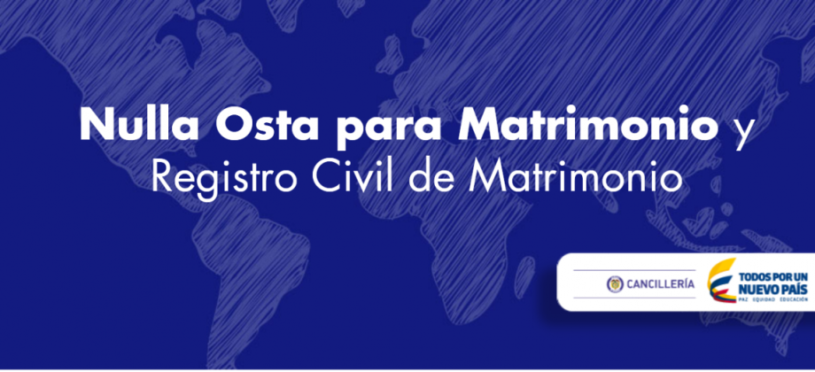 Requisitos para declaración de estado civil en italiano: Nulla Osta para Matrimonio y Registro Civil de Matrimonio 